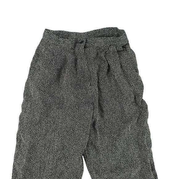 Vintage Tamotsu New York Black and Gold Polka Dot Trousers Pants 6 Career - Picture 3 of 7